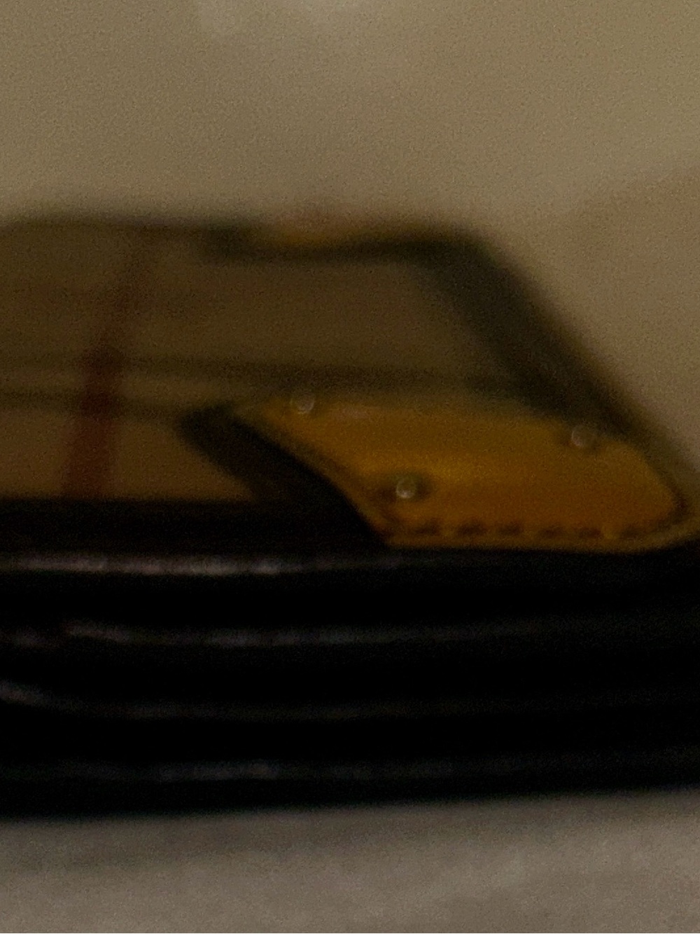 Burberry Beige Plaid Wallet with Black Trim and Gold Accents - Picture 8 of 8